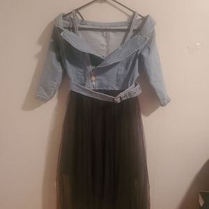 Denim dress